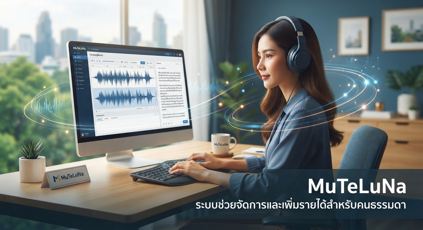 รับถอดเทปเสียง/พิมพ์งานจากไฟล์เสียง