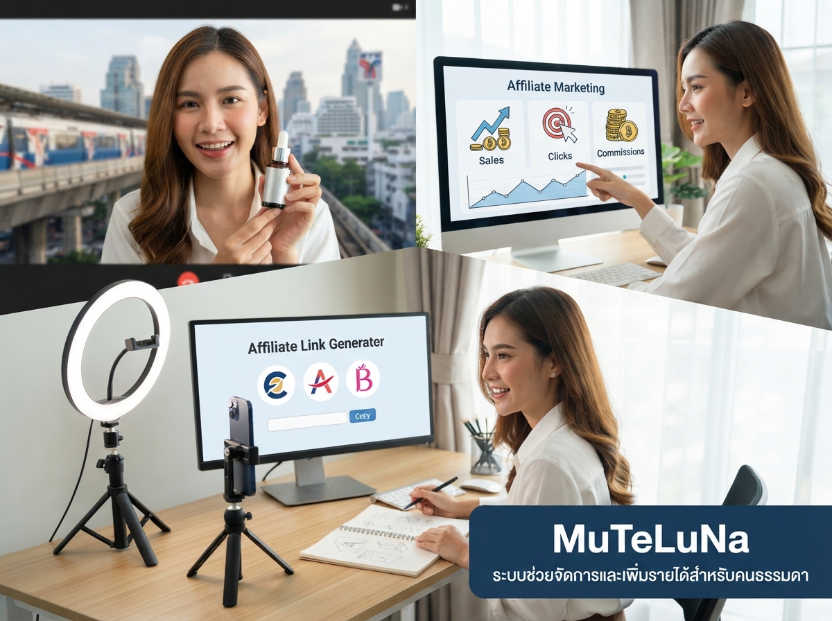 ไลฟ์สด/รีวิวสินค้าสร้างรายได้จากคอมมิชชั่น